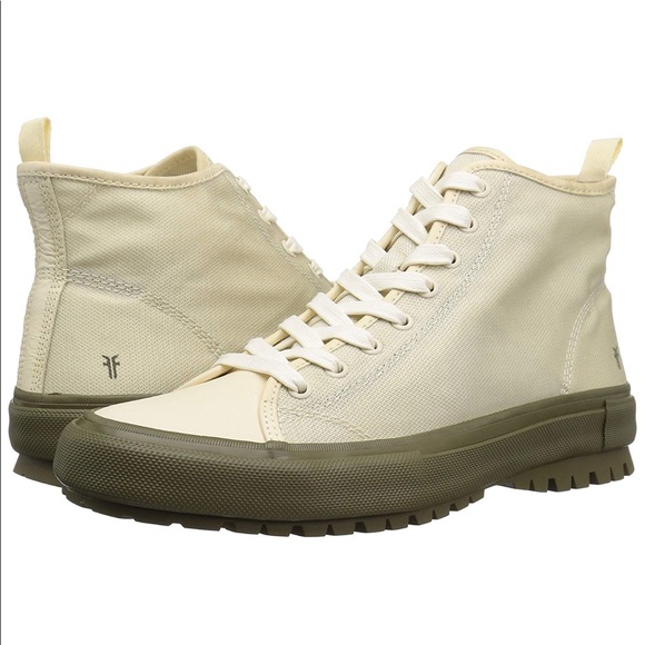 Frye Other - Frye canvas leather high top sneaker